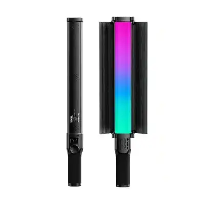 ULANZI VL360 Upgrade 38W RGB Handheld Light Wand LED Video Light Stick with Barndoor, 360°Full Color 2500K-10000K CRI94+ Photography Tube Lighting Stick with 20 Preset Scenes 3400mAh Battery.